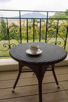 阳台 咖啡
