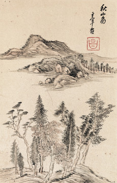 董其昌山水画