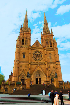 悉尼圣玛丽大教堂 澳大利亚