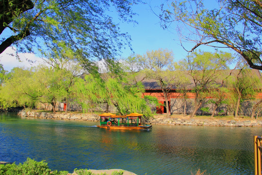 北京颐和园苏州河