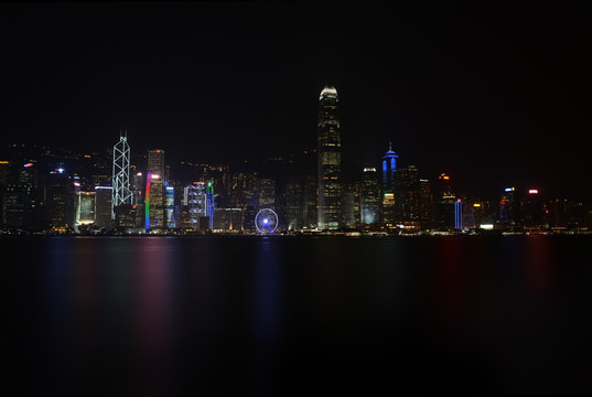 香港维多利亚港口夜景