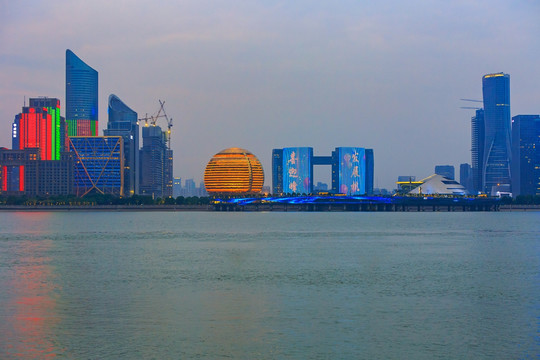 钱江新城夜景