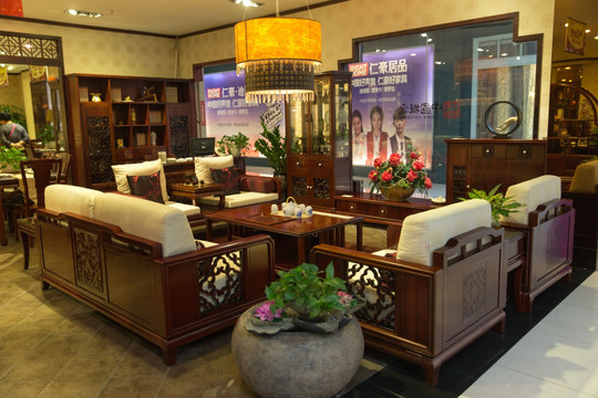 中国风家具摆设 中式客厅布置