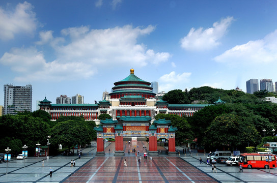 重庆市人民大礼堂（高清大图）