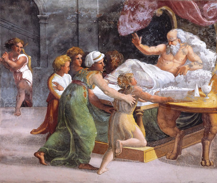 古典人物油画 拉斐尔作品