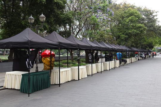 展会街景