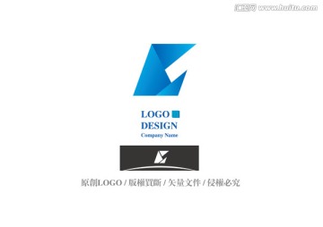 标志logo设计 折纸字母G