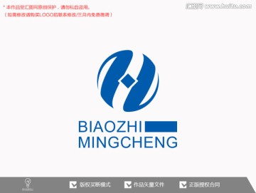 H原创标志logo