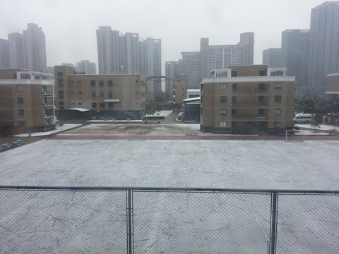 杭二中雪景