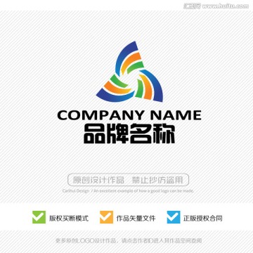 彩虹 标志设计 LOGO设计