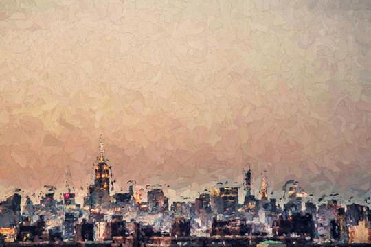 装饰画油画无框画