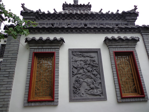 唐语砖雕仿古砖四合院实景