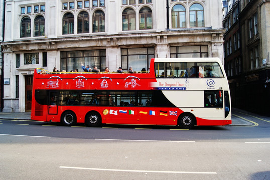 英国伦敦观光巴士