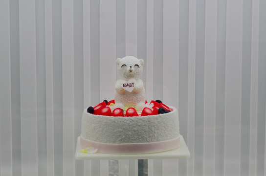 tif格式 小熊蛋糕