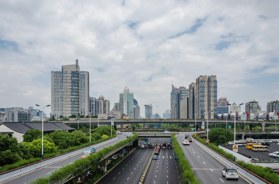 杭州城市交通 立体交通 立交桥