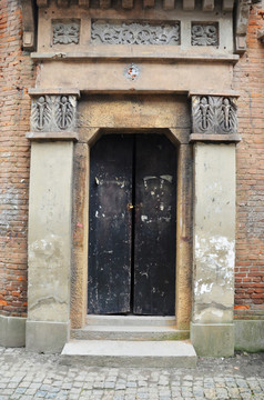 欧式老门楼