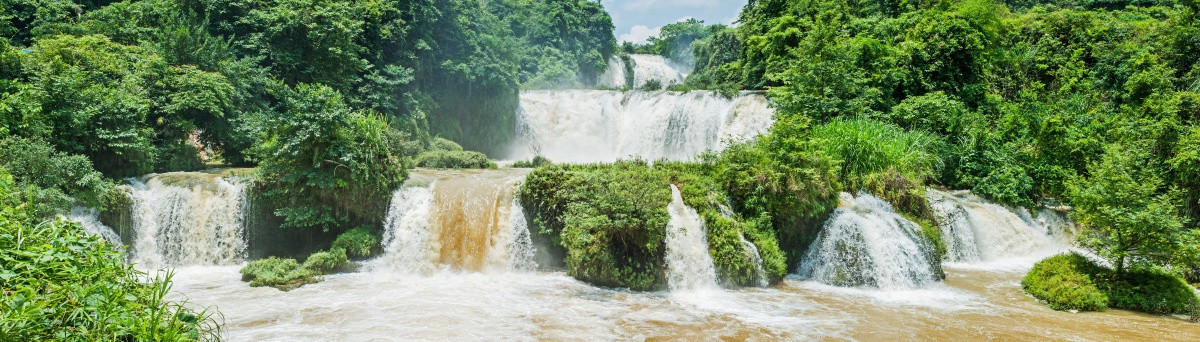 瀑布 爱布瀑布 靖西 高清大图