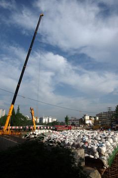 滁州南大桥改建施工