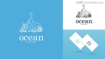 船logo 海洋logo