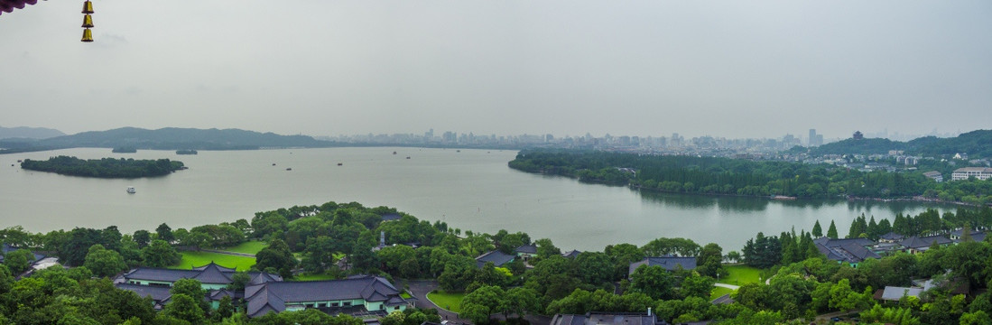 高清杭州西湖全景