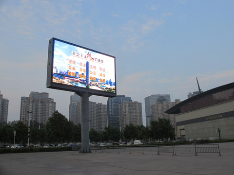 郑州国际会展中心广告屏