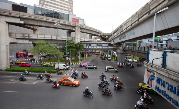 泰国街景 曼谷街景
