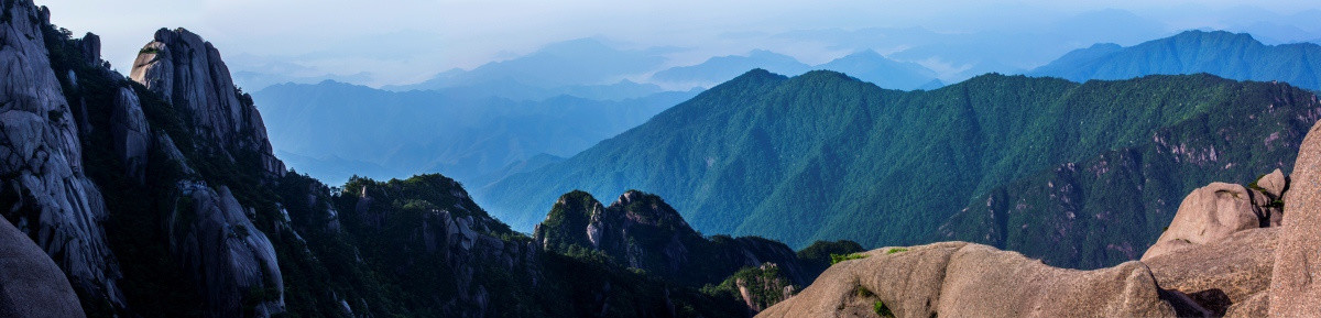 气势恢弘的黄山全景图