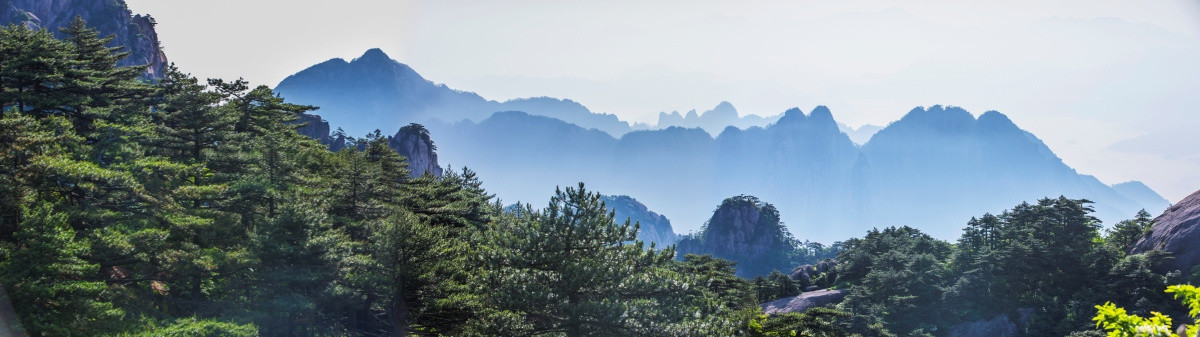 水墨黄山全景大图