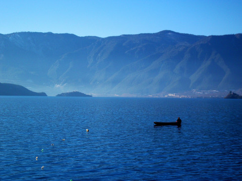 泸沽湖风光