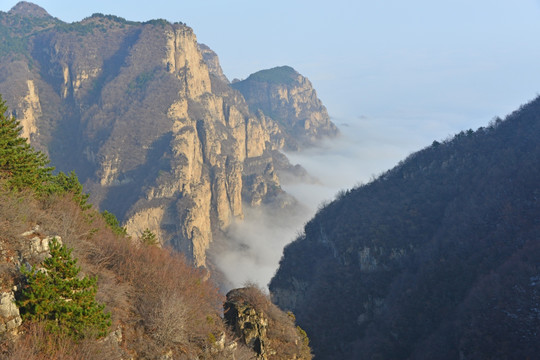 太行山谷景色