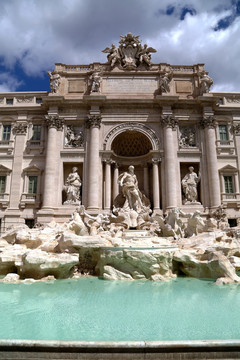 许愿池 意大利 罗马 喷泉