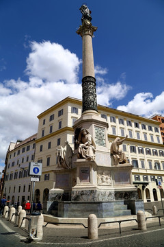 欧式石柱 雕刻 雕塑