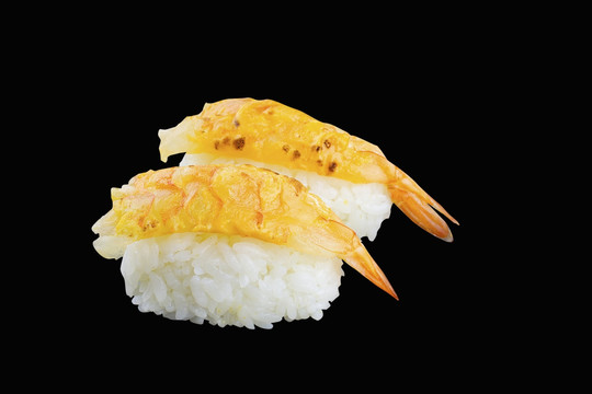 海胆虾寿司