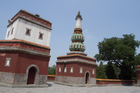 颐和园 四大部洲 喇嘛塔