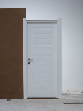 白色室内门房门实木吸塑
