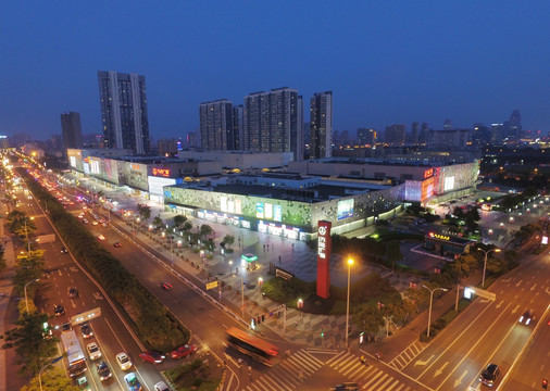 鄞州万达广场夜景