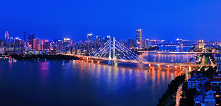 惠州江北双桥全景扫描图