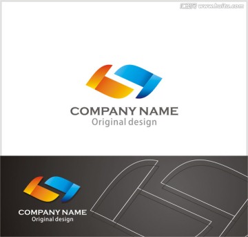 字母S L logo设计 标志