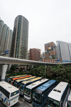 香港街景 高架路