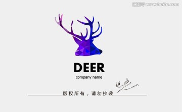 动物logo 鹿logo