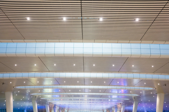 杭州火车东站天花板