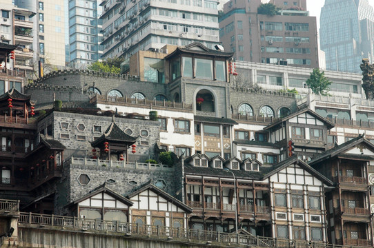重庆朝天门建筑