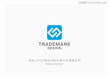 字母S创意LOGO标志设计