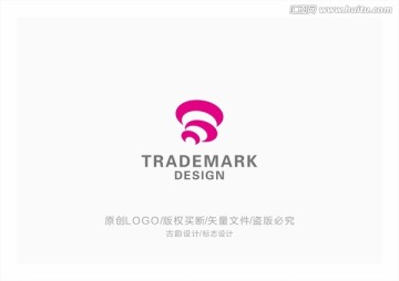 紫色饰品创意LOGO标志设计