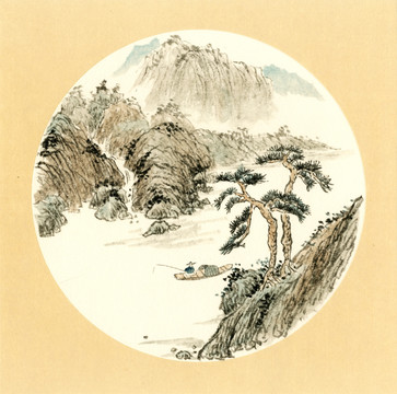 国画山水画