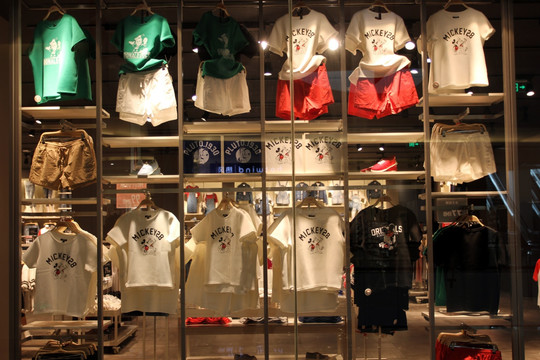 服装店 商场 服装 卖场 促销