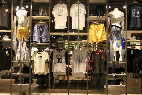 服装店 商场 服装 卖场 促销
