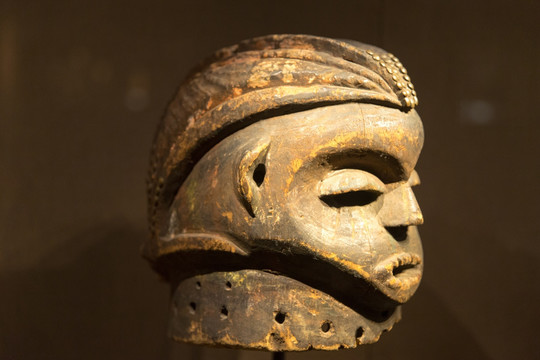 非洲珍稀面具 科维思族祖先