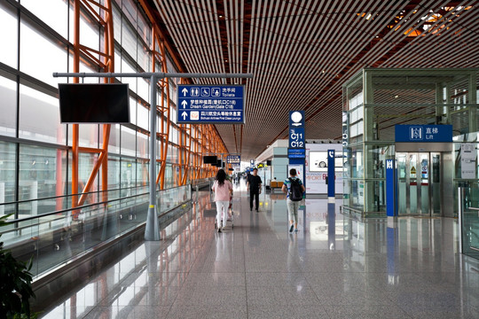 北京国际机场3号航站楼内景