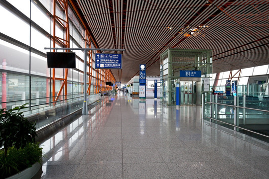 北京国际机场3号航站楼内景